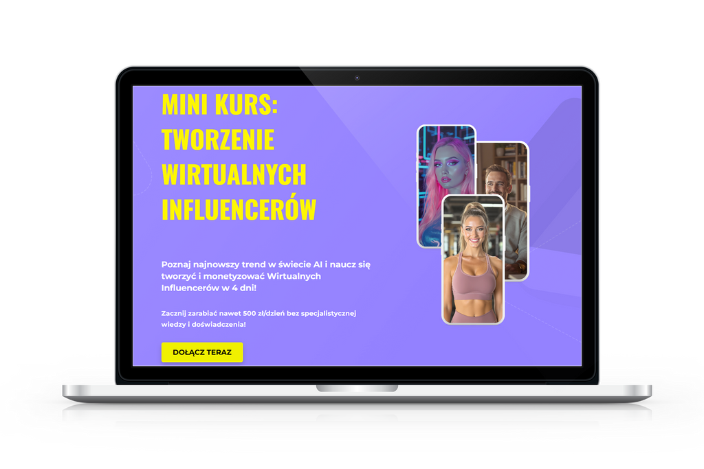 MINI KURS: Tworzenie Wirtualnych Influnecerów