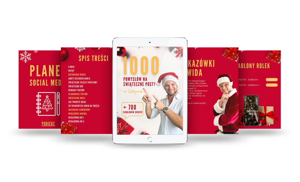 E-book: 1000 pomysłów na świąteczne posty
