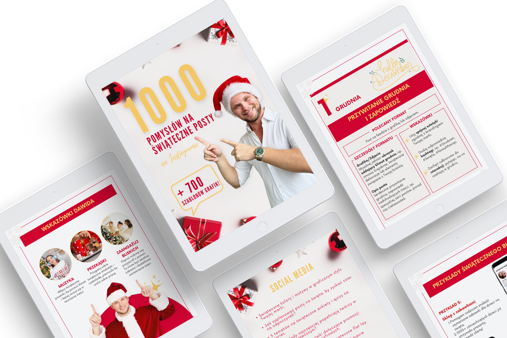 E-book: 1000 pomysłów na świąteczne posty